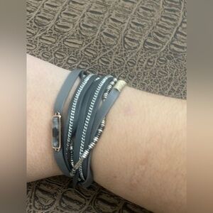 STELLA AND DOT twisted wrap bracelet